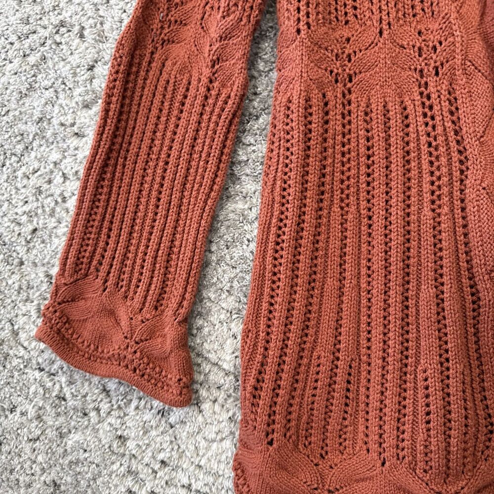 Vtg Dressbarn Women’s Open Cardigan Sweater Flare Sleeve Large Hippie - Picture 14 of 16